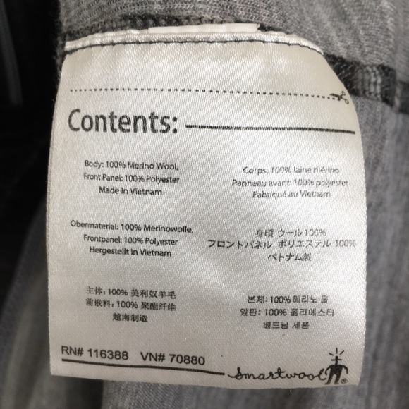 Smartwool PhD Wool Top Long Sleeve Half Zip Pullover Women's Sz Small Black Gray - Picture 5 of 13